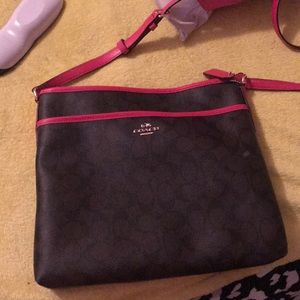 Cute pink and brown bag